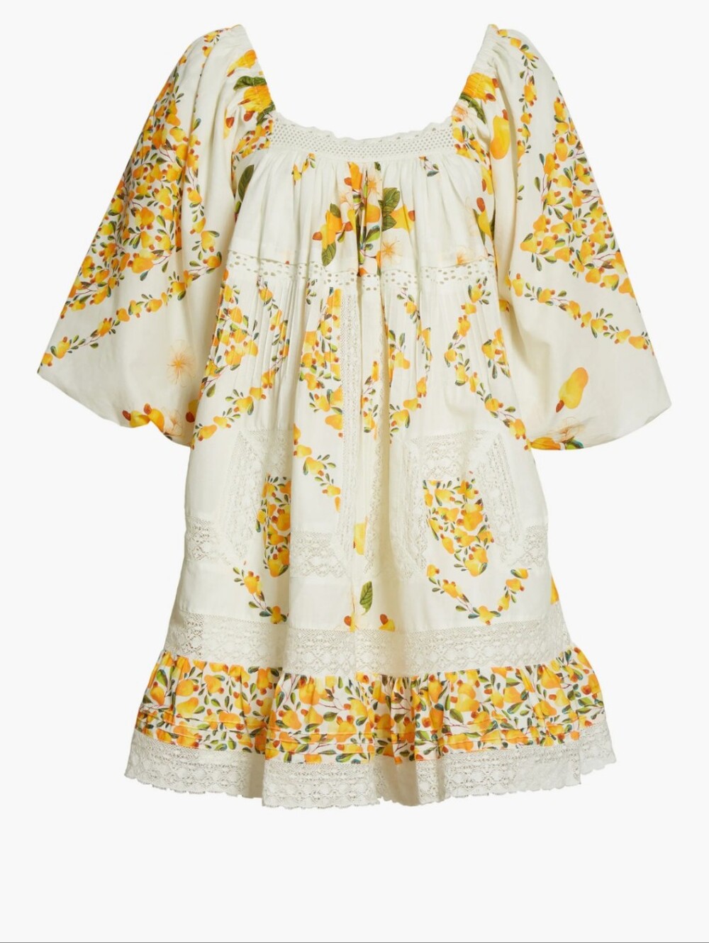 Farm Rio Off White Cashew Mini Dress - Picture 5 of 8